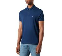 Tommy Hilfiger LIQUID COTTON ESSENTIAL REG POLO S/S Polo Herren, Blue (Night Sky), L