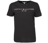 Tommy Hilfiger LOGO CREW NECK Damenshirt, schwarz, größe S