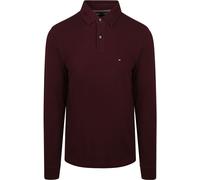 Langarm-Poloshirt TOMMY HILFIGER "1985 REGULAR LS POLO", Herren, Gr. XXL, rot (deep burgundy), Piquu00e9, Obermaterial: 96% Baumwolle, 4% Elasthan, casual, normal, Langarm Rippbündchen, Shirts (788131