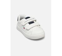 Tommy Hilfiger - LOW CUT VELCRO SNEAKER WHITE/BLUE - Weiß - Sneaker - Größe 22