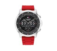 Tommy Hilfiger Luca Herren Uhr analog Quarzwerk mit Silikon Armband 1710490