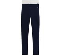 Tommy Hilfiger Mädchen 2er-Pack Leggings KG0KG09367 Bekleidungssets, Blau (Dark Night Navy/Light Grey Heather), 7 Jahre