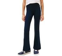 Tommy Hilfiger Mädchen Leggings Rib Flare Gerippt, Blau (Dark Night Navy), 7 Jahre