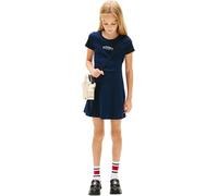 Tommy Hilfiger Mädchen Skater Dress Ss Kg0kg09284 Ausgestelltes Kleid