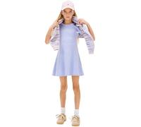 Tommy Hilfiger Mädchen Skaterkleid SS KG0KG09284 Flare Kleid, Blau (Periwinkle Dusk), 12 Jahre, Blau (Periwinkle Dusk), 12 Jahre