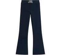 Tommy Hilfiger Mädchen Tommy Foil Flare Legging Kg0kg08980 Volle Länge, Blue (Dark Night Navy), 14 Jahre