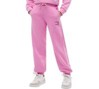 Tommy Hilfiger Mädchen Tommy Rhinestone Sweatpants KG0KG09531 Sweatpants, Rosa (Pink Daisy), 10 Jahre
