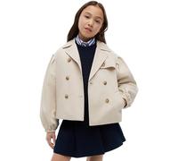 Tommy Hilfiger Mädchen Trenchcoat KG0KG09501 Andere Jacken, Beige (Classic Beige), 7 Jahre