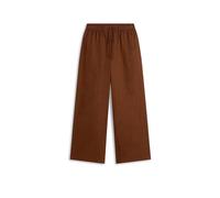 Tommy Hilfiger Loose Fit Weite Hose aus reinem Leinen in Mittelbraun, Größe XS