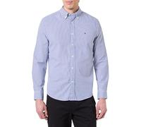 Tommy Hilfiger Men Core Flex Pop Classic STP Shirt MW0MW41403 L/S Shirt, Blau, XS, Blau (Keilblau/Streifen), XS