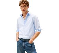 Tommy Hilfiger Men CORE Hairline POPLIN RF Shirt MW0MW41399 L/S Shirt, Blue, S, Blau (Sweet Blue/Stripe), S