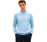 Tommy Hilfiger Men Essential SSNL Cotton Crewneck MW0MW39999 Pullover Sweater, Blue, M, Blau (Well Water), M
