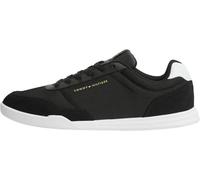 Tommy Hilfiger Men Lo Pro Cupsole Nylon Suede Mix FM0FM05943 Low-Top, Schwarz, Größe 42