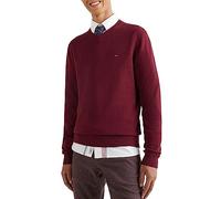 Tommy Hilfiger - Pullover aus Baumwoll-Kaschmirmix rot - Gr. - S