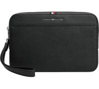 Tommy Hilfiger Kulturbeutel/ Kosmetiktasche mit Logo-Schriftzug Modell 'CENTRAL POUCH' in Black, Größe 1