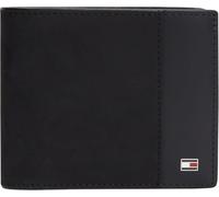 Tommy Hilfiger Men Th Soho Cc Flap and Coin AM0AM14503 Bifold Wallet, Black, One Size
