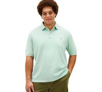 Tommy Hilfiger Herren Poloshirt Kurzarm Regular Fit, Grün (Crushed Mint), 3XLT