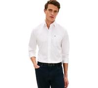 Tommy Hilfiger Mens Light Oxford Solid Sf Shirt MW0MW42287, White, L