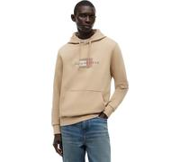 Tommy Hilfiger Men's Script Flag Hoodie MW0MW43220 Other Sweatshirts, BEIGE (Batique Khaki), L