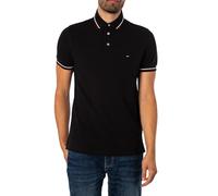 Tommy Hilfiger Polo-Shirt Herren Slim Fit Kurzarm Baumwoll-Piqué schwarz, XXL