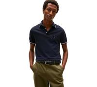 Tommy Hilfiger Men's Tipped Slim Fit Polo MW0MW37346 S/S Polo, Blue, XXL, Blau (Desert Sky), XXL