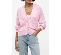 Tommy Hilfiger Mid Cable V-neck Ls Classic Pink Größe: XL | Cardigans Outlet | Damen | Rosa