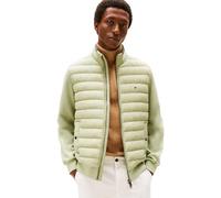 Tommy Hilfiger Regular Fit Steppjacke aus verschieden strukturiertem Material in Schilf, Größe XXL