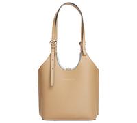 Tragetasche TOMMY HILFIGER "TH MODERN MINI TOTE", Damen, Gr. B/H/T: 29cm x 32cm x 9cm, beige, Lederimitat, Taschen, Damen Handtasche, Schultertasche, Umhängetasche mit Logoschriftzug (56153826-0) beig