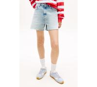 Tommy Jeans Regular Fit Jeansshorts aus Baumwoll-Mix Modell 'MOM SHORT' in Jeansblau, Größe 27