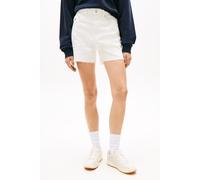 Tommy Jeans Damen Jeansshorts Mom Fit, weiss, Gr. 27/NI
