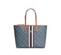 Tommy Hilfiger Monoplay Tote Bag, Shopper, Monogramm-Blau