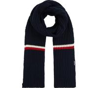 Tommy Hilfiger Monotype Chunky Knit Scarf, Strickschal, Dunkelblau
