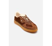 Tommy Jeans Sneaker aus Veloursleder mit Logo-Details in Dunkelbraun, Größe 40