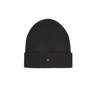 Tommy Hilfiger Flag Pima Beanie Schwarz Mann (Herstellerartikelnummer: AM0AM12796-BDS-OS)