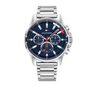 Tommy Hilfiger Uhr 1791788 – für Herren, Quarz, Multi-Zifferblatt, silbernes Edelstahlarmband