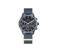 Tommy Hilfiger Multi Zifferblatt Quarz Uhr für Damen mit Blaues Edelstahlarmband - 1782809