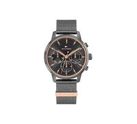 Multifunktionsuhr TOMMY HILFIGER "BLAKE", anthrazit, anthrazit, Armbanduhren, Damen, Quarzuhr, Armbanduhr, Damenuhr, Edelstahlarmband, analog (77744220-0) anthrazit, anthrazit