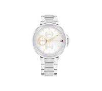 Tommy Hilfiger Multi Zifferblatt Quarz Uhr für Damen mit Silbernes Edelstahlarmband - 1782753