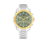 Tommy Hilfiger Multi Zifferblatt Quarz Uhr für Damen mit Silbernes Edelstahlarmband - 1782785