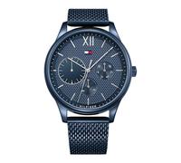 Tommy Hilfiger Multi Zifferblatt Quarz Uhr für Herren mit Blaues Edelstahlarmband - 1791421
