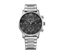 TOMMY HILFIGER Herren Multifunktionsuhr 'Sophisticated Sport, 1791397' anthrazit / silber, Größe One Size, 3746282 Anthrazit / Silber One Size