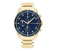 Tommy Hilfiger Multi Zifferblatt Quarz Uhr für Herren mit Goldfarben Edelstahlarmband - 1791834