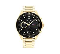 Tommy Hilfiger Multi Zifferblatt Quarz Uhr für Herren mit Goldfarben Edelstahlarmband - 1791919
