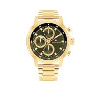 Tommy Hilfiger Multi Zifferblatt Quarz Uhr für Herren mit Goldfarben Edelstahlarmband - 1792216