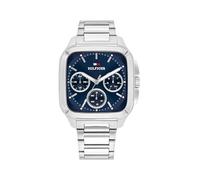 Tommy Hilfiger Multi Zifferblatt Quarz Uhr für Herren mit Silbernes Edelstahlarmband - 1792222