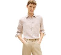 Tommy Hilfiger Herren Hemd aus Leinen, beige, Gr. M