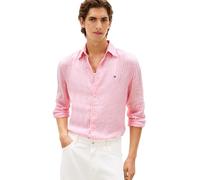 Tommy Hilfiger Herren Hemd aus Leinen, rose, Gr. M