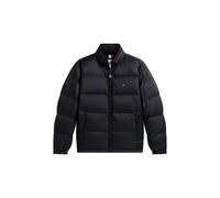 Daunenjacke TOMMY HILFIGER "RIPSTOP STAND DOWN PUFFER JACKET", Herren, Gr. L, schwarz, Web, Obermaterial: 100% Polyester. Futter: 100% Nylon. Füllung: 90% Daunen, 10% Federn, gerade normal, elastische