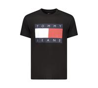 Tommy Hilfiger Nero Baumwoll T-Shirt für Herren L