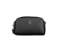 Tommy Hilfiger Nero Polyurethan Damen Schultertasche Schwarz